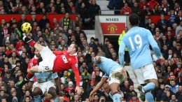 Gol salto Wayne Rooney ke gawang City pada tahun 2011. Sumber: www.skysports.com