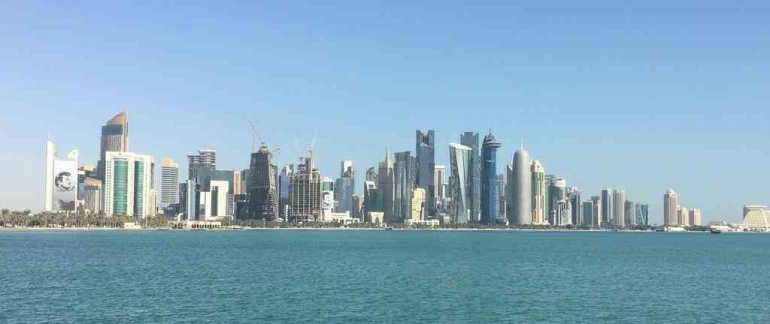 Pemandangan kota Doha: Dokpri