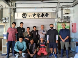 Foto Bersama Mahasiswa PKP dan Karyawan Budidaya Tiram di Perusahaan Koei Suisan Fishery Jepang/dokpri