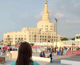 Pemandangan pusat kota Doha Qatar (Instagram My_life.travel)