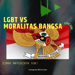 Gambar: konten LGBT vs Moralitas