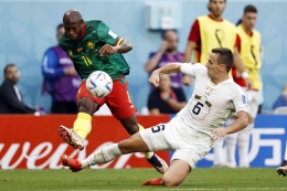 Duel sengit Kamerun kontra Serbia di Piala Dunia 2022/foto: FIFA.com