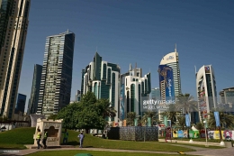 Kota Doha siap menerima turis mancanegara. (Sumber: MIGUEL MEDINA/AFP via Getty Images) 