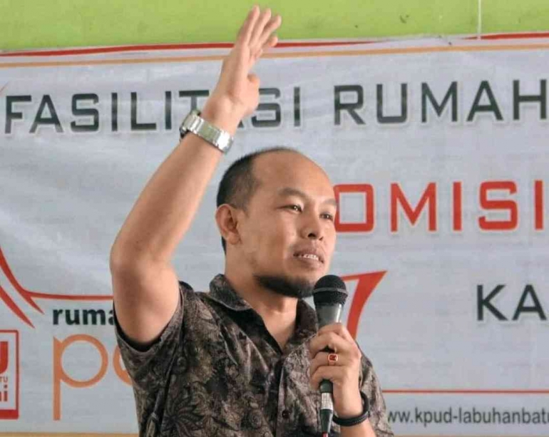 Foto : Ketua KPU Labuhanbatu, Wahyudi. (Foto/ist)