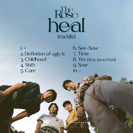 Tracklist album Heal (twitter: @TheRose_0803)