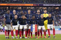 Prancis tim pertama yang memastikan lolos ke 16 besar di Piala Dunia 2022/foto: lemonde.fr