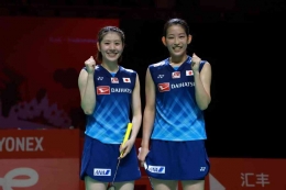 Nami Matsuyama/Chiharu Shida mundur usai didera cedera. (Foto PBSI/Badminton Indonesia) via JPNN) 