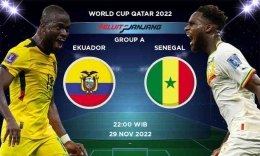 Ekuador vs Senegal/Peluitpanjang.com