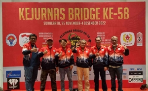 Kota Jakarta Pusat Juara Kelas A, Ernis/Ayu dari Djarum Bridge Club Juara Piala Walikota Solo