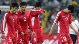 Pemain Korea Utara di Piala Dunia 2010/ foto: theguardian.com