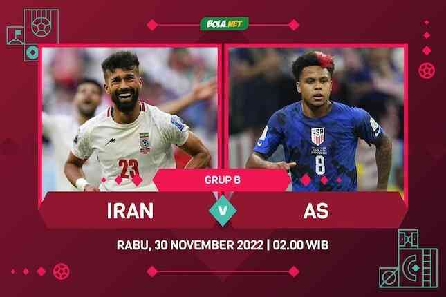 Piala Dunia 2022 Grup B: Iran vs Amerika Serikat (c) (Bola.net)