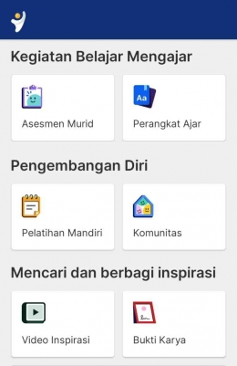 Screenshot platform Merdeka Mengajar 