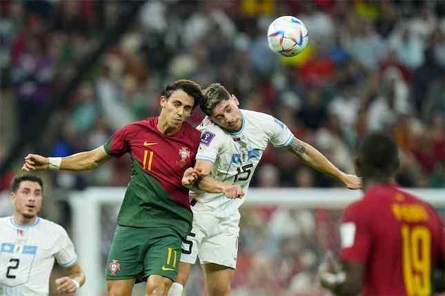 Portugal vs Uruguay (sumber,: bol.net)
