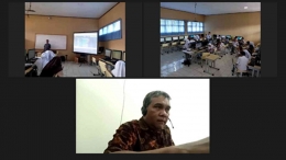 Bapak Herbert Siregar, S.Kom, M.T Sit In PPL salah satu Mahasiswa PPG (Dokpri)