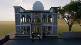 Rancangan pembangunan  masjid image by pengurus masjid