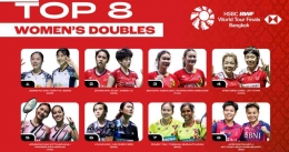 Delapan wakil ganda putri di BWF World Tour Finals 2022: bwfbadminton.com