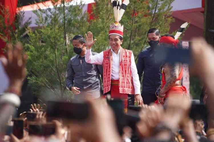 Ilustrasi Presiden Jokowi di salah satu acara (Sumber gambar: kompas.com)