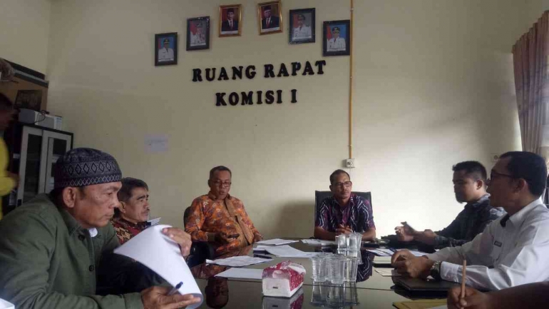 Rapat Komisi I DPRD Padang Pariaman dengan Perangkat Daerah terkait/dokpri