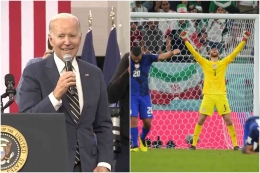  Joe Biden gembira AS mengalahkan Iran | Foto via udn.net.id