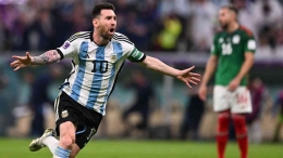 Messi (35 tahun) masih memimpin Tim Tango di Piala Dunia 2022. Sumber: Kirill Kudryavtsev/AFP/ Getty Images/www.edition.cnn.com