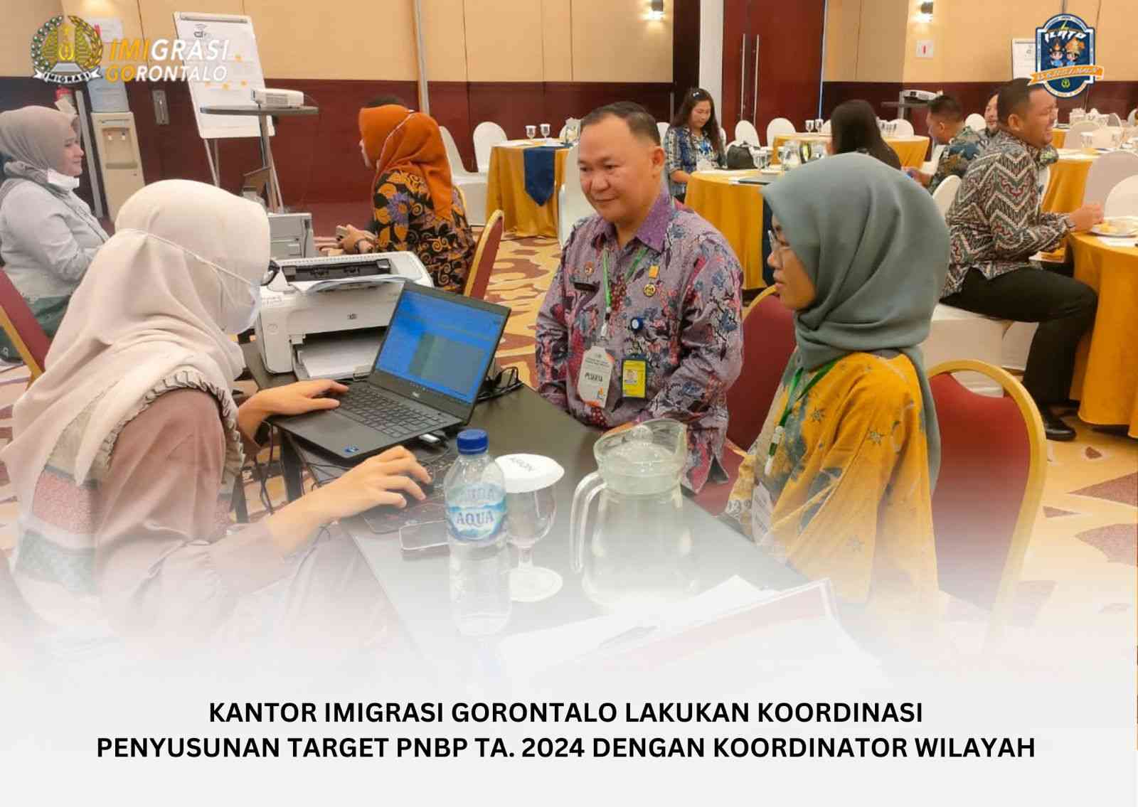 Kantor Imigrasi Gorontalo Lakukan Koordinasi Penyusunan PNBP Tahun 2024 ...