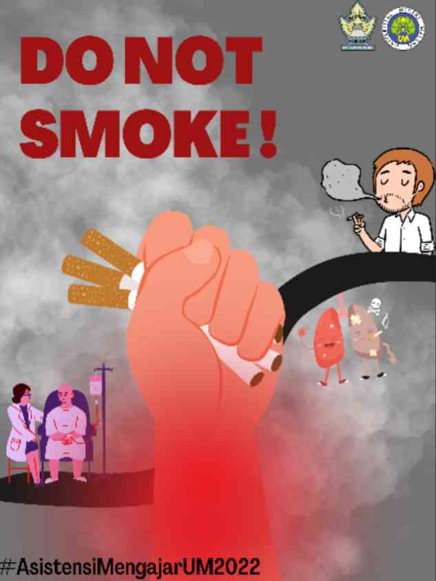 Gambar 3 Poster hidup sehat tanpa rokok - Dok pribadi