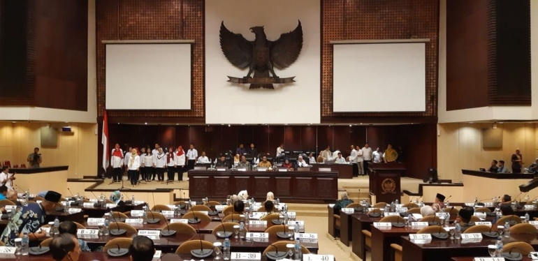 Sidang Paripurna Luar Biasa DPD pada Rabu (18/9/2019) di Kompleks Parlemen, Jakarta| KOMPAS/DHANANG DAVID ARITONANG