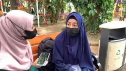 Dokumentasi: Narasumber 1, Warga sekitar yang  berada di Lokasi Taman Sekargadung, Kota Pasuruan. (dokpri)