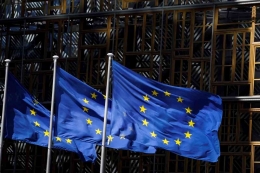 Ilustrasi Bendera Uni Eropa, Sumber: kompas.id