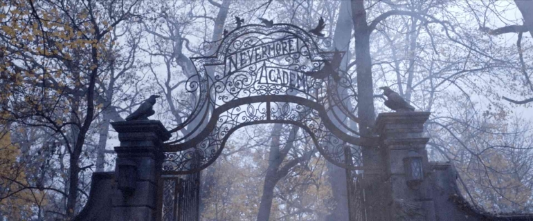 Gate of Nevermore Academy from nevermoreacademy.com