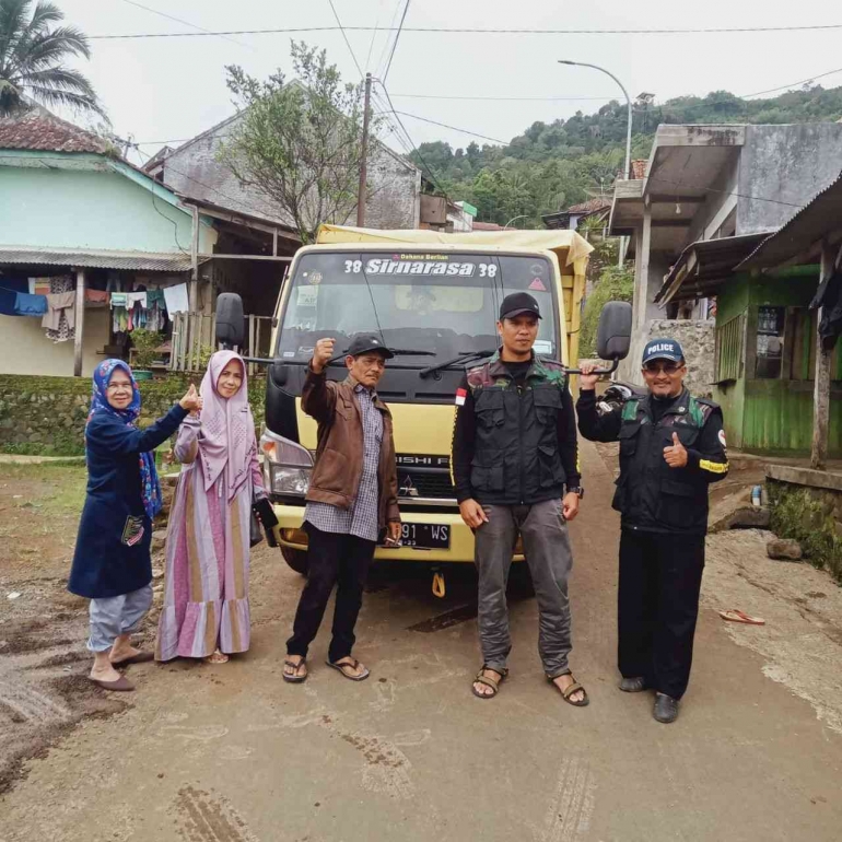 Pada tanggal (25/11/22) warga Ciamis, Tasikmalaya akan melakukan survey ke lokasi pengungsian di Cianjur. (Sumber Foto: Dokumen Pribadi).