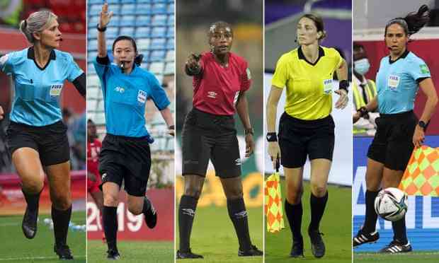  Wanita dari lima konfederasi akan ambil bagian sebagai wasit dalam turnamen di Qatar | Foto: Guardian  
