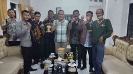 Kegiatan terakhir Asrul Hoesein bertemu Bupati Bantul, DI Yogyakarta membahas program pengelolaan sampah sehari sebelum meninggal. (Dokumentasi Green Indonesia Foundation (#GiF))