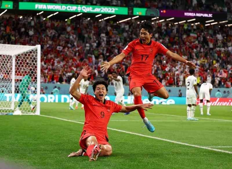 Korea Selatan buktikan kualitasnya tadi malam, tekuk Portugal 2-1. (sumber: okezone.com)