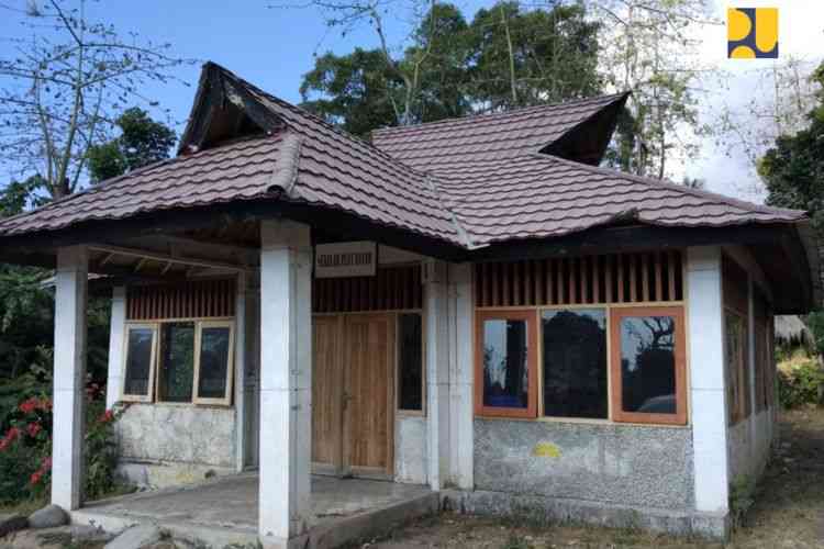 Salah satu rumah teknologi RISHA yang tahan gempa yang dibangu n oleh PUPR di Lombok Utara, NTB (dok foto: properti.kompas.con)