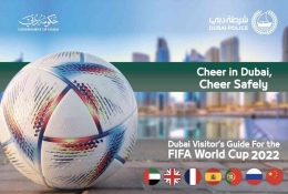 Dubai Visitor's Guide untuk Piala Dunia. Sumber: Twitter / @DubaiPoliceHQ/www.gulfnews.com