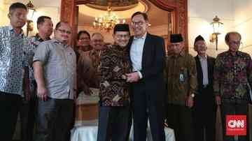 Anwar Ibrahim punya  hubungan paling dekat dengan Indonesia terutama alm BJHabibie (CNN Indonesia/Andry Novelino)