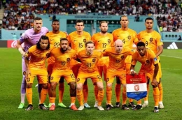 Tim Nasional Belanda (dok. @FaktaSepakbola di Twitter)