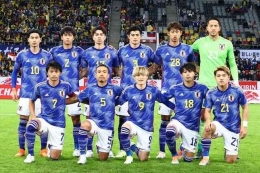 Skuad Timnas Jepang di Piala Dunia 2022 Qatar. Foto: bola.net