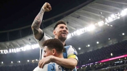 Image: Lionel Messi Usai Cetak Gol (Charlotte Wilson/Getty Images)