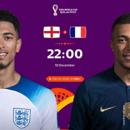 Ini adalah pertemuan ketiga Inggris vs Prancis di FIFA World Cup (Foto facebook.com/FIFA World Cup) 