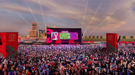 Fan sepak bola di Qatar adalah target pasar yang sangat besar. Sumber: www.fifa.com