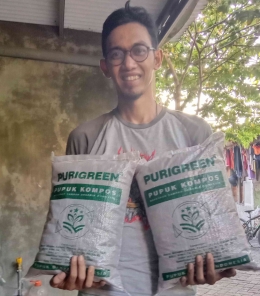 PKPS Surabaya memproduksi pupuk kompos berbahan sampah organik domestik dari sampah rumah tangga. (Dokumentasi PKPS Surabaya)