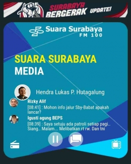 Tangkap layar laman utama Suara Surabaya Mobile (Dokumen Pribadi)