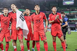 Timnas Korea Selatan sebagai salah satu negara bukan unggulan yang melaju hingga 16 besar Piala Dunia 2022 Qatar. (instagram.com/thekfa) 