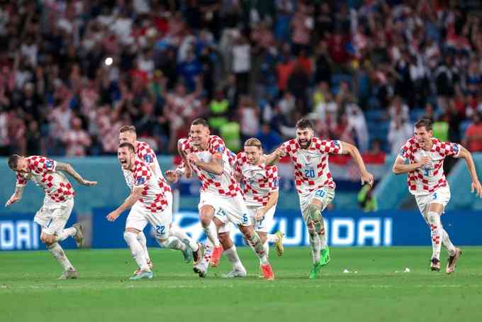 Kroasia pasca menang adu penalti kontra Jepang (dok. @433)