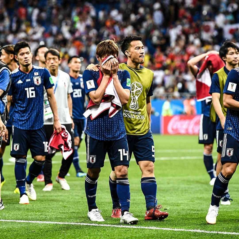 Jepang harus tersingkir dari Piala Dunia usai kalah dari Kroasia. | Sumber: BR Football