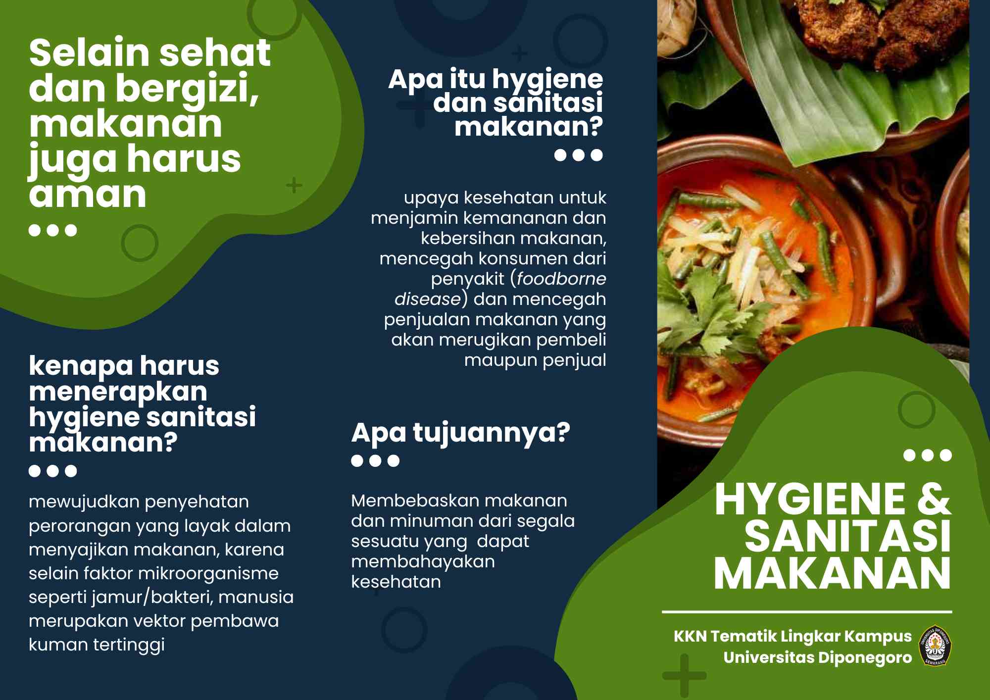 Mahasiswa KKNT-LK Undip Kenalkan Hygiene Dan Sanitasi Makanan Kepada ...