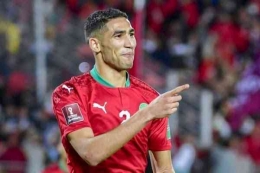 Sosok pemain bertahan Maroko, Achraf Hakimi (sumber: idntimes.com/Ainur Rizki)