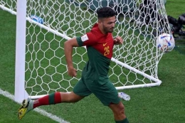 Portugal berhasil melaju ke perempat final usai mencukur Swiss 6-1. | Sumber: kompas.com